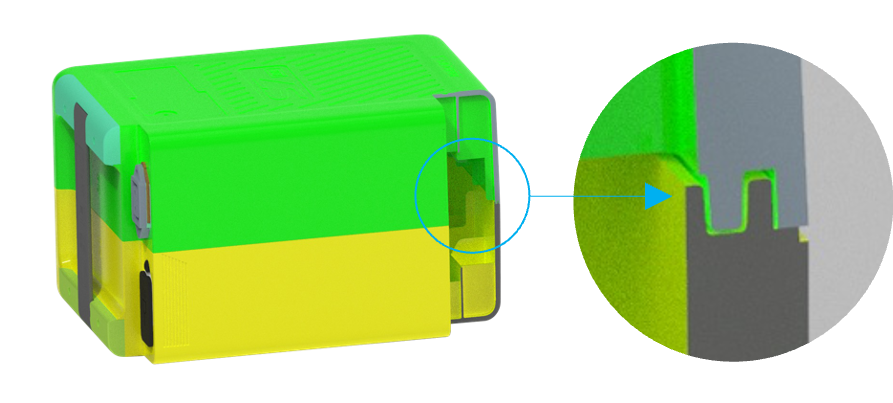 雙膠槽防水設(shè)計(jì)